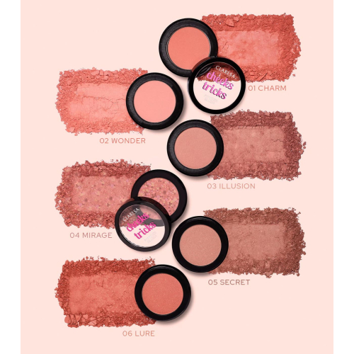 Claresa - Colorete en polvo Cheeks Tricks - 03: Ilusion