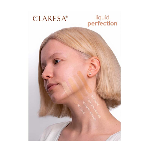 Claresa - Corrector y base de maquillaje 2 en 1 Liquid Perfection - 104: Nude