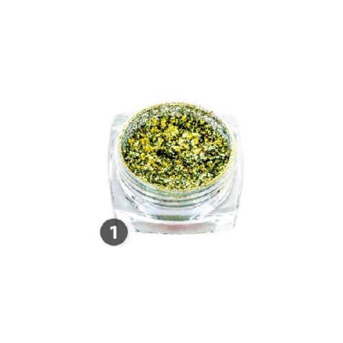 Claresa - Decoración para manicura Ice Crash Ciemny - 1