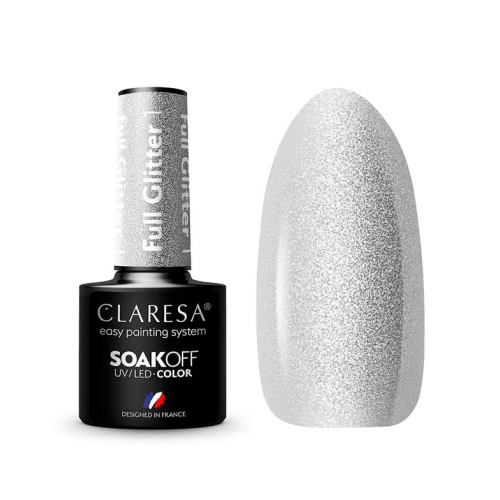 Claresa - Esmalte semipermanente Soak off - 01: Full Glitter
