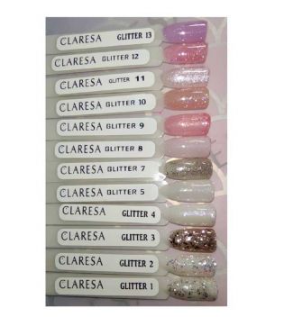 Claresa - Esmalte semipermanente Soak off - 01: Glitter