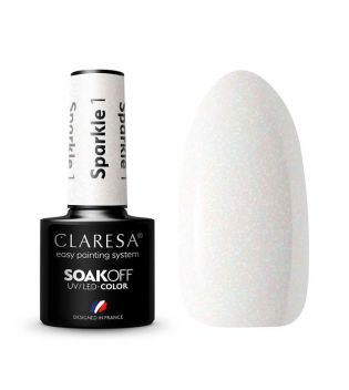 Claresa - Esmalte semipermanente Soak off - 01: Sparkle