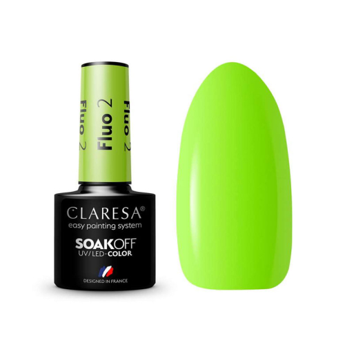Claresa - *Fluo* - Esmalte semipermanente Soak off - 02