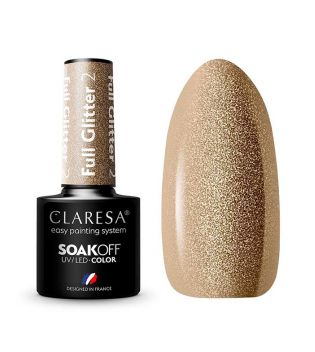 Claresa - Esmalte semipermanente Soak off - 02: Full Glitter