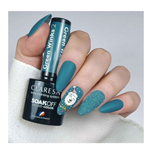 Claresa - Esmalte semipermanente Soak off - 02: Green Winks