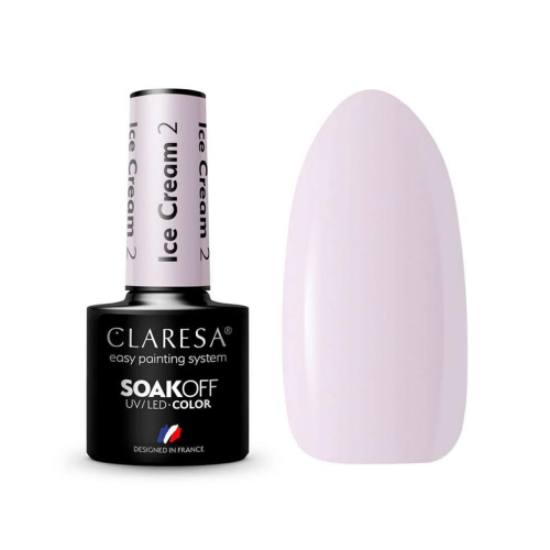 Claresa - Esmalte semipermanente Soak off - 02: Ice Cream