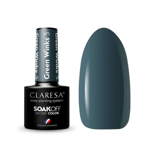 Claresa - Esmalte semipermanente Soak off - 03: Green Winks