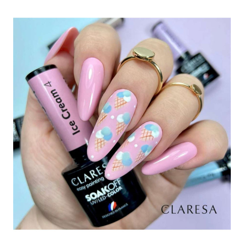 Claresa - Esmalte semipermanente Soak off - 04: Ice Cream