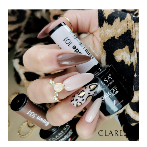 Claresa - Esmalte semipermanente Soak off - 101: Nude