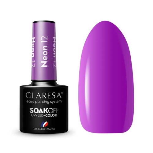 Claresa - Esmalte semipermanente Soak off - 12: Neon