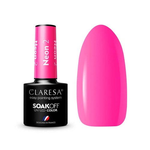 Claresa - Esmalte semipermanente Soak off - 2: Neon