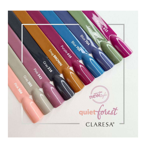 Claresa - Esmalte semipermanente Soak off - 218: Gray