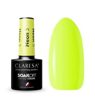 Claresa - Esmalte semipermanente Soak off - 3: Neon