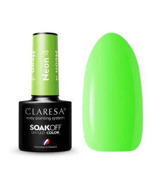 Claresa - Esmalte semipermanente Soak off - 4: Neon