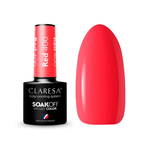Claresa - Esmalte semipermanente Soak off - 400: Red