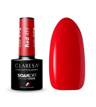 Claresa - Esmalte semipermanente Soak off - 419: Red