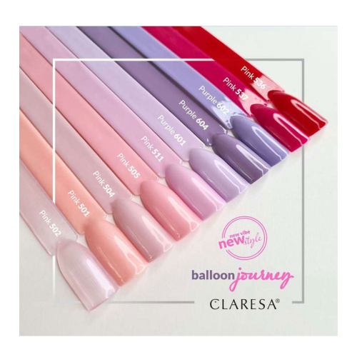 Claresa - Esmalte semipermanente Soak off - 501: Pink