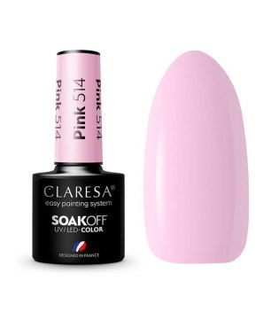 Claresa - Esmalte semipermanente Soak off - 514: Pink