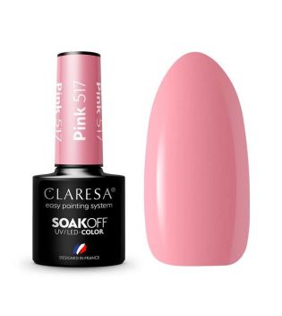 Claresa - Esmalte semipermanente Soak off - 517: Pink