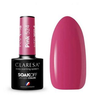 Claresa - Esmalte semipermanente Soak off - 524: Pink