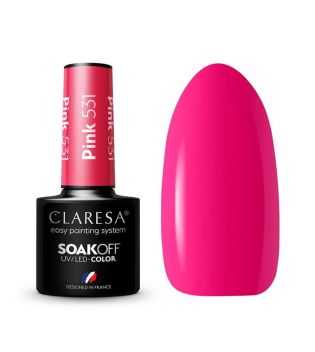 Claresa - Esmalte semipermanente Soak off - 531: Pink