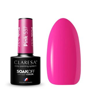 Claresa - Esmalte semipermanente Soak off - 537: Pink