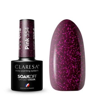 Claresa - Esmalte semipermanente Soak off - 554: Pink