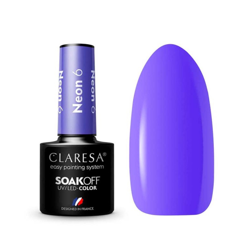 Claresa - Esmalte semipermanente Soak off - 6: Neon
