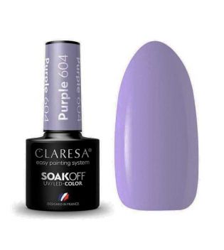 Claresa - Esmalte semipermanente Soak off - 604: Purple