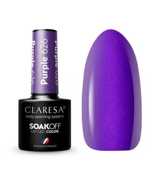 Claresa - Esmalte semipermanente Soak off - 626: Purple