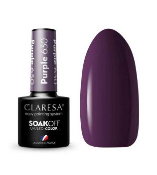 Claresa - Esmalte semipermanente Soak off - 630: Purple