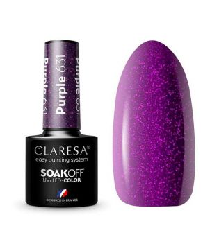Claresa - Esmalte semipermanente Soak off - 631: Purple