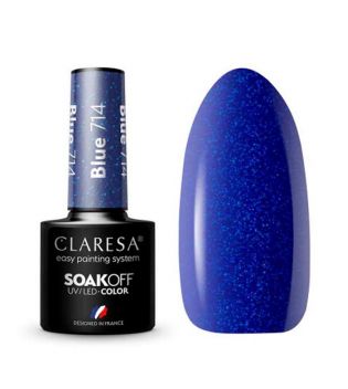 Claresa - Esmalte semipermanente Soak off - 714: Blue