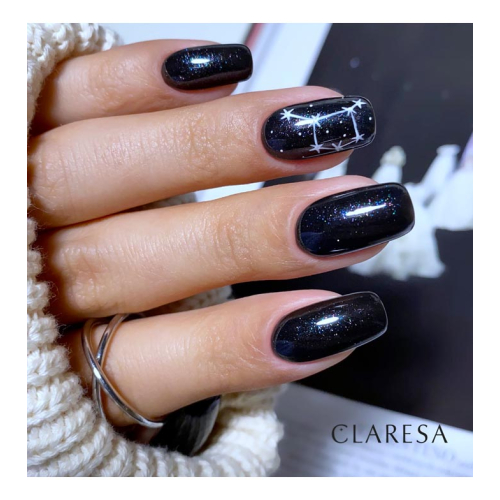 Claresa - Esmalte semipermanente Soak off - Galaxy Black