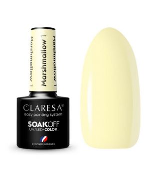Claresa - Esmalte semipermanente Soak off Marshmallow - 01