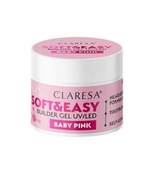 Claresa - Gel constructor Soft & Easy - Baby pink - 45 g