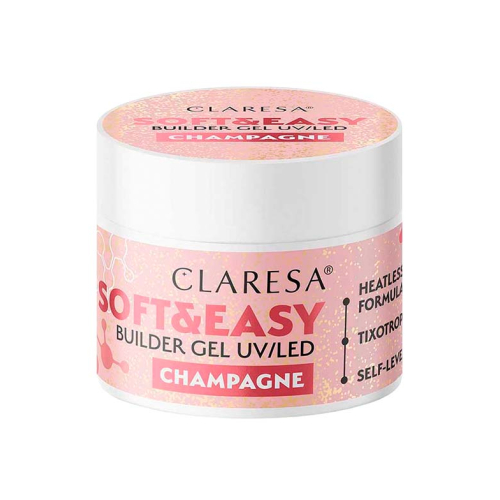 Claresa - Gel constructor Soft & Easy - Champagne - 45 g