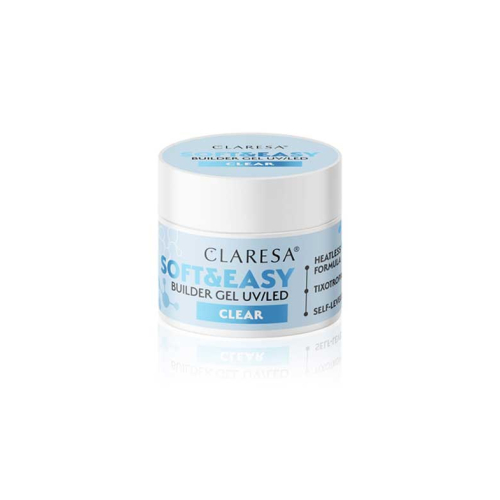 Claresa - Gel constructor Soft & Easy - Clear - 12 g