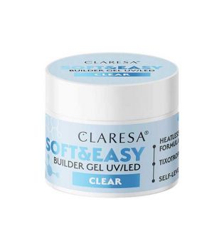 Claresa - Gel constructor Soft & Easy - Clear - 45 g