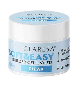 Claresa - Gel constructor Soft & Easy - Clear - 90 g