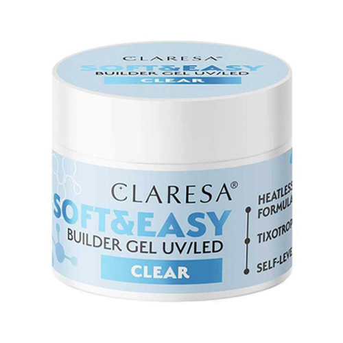 Claresa - Gel constructor Soft & Easy - Clear - 90 g