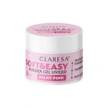 Claresa - Gel constructor Soft & Easy - Milky pink - 45 g