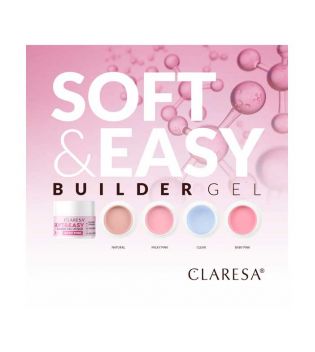 Claresa - Gel constructor Soft & Easy - Natural - 12 g