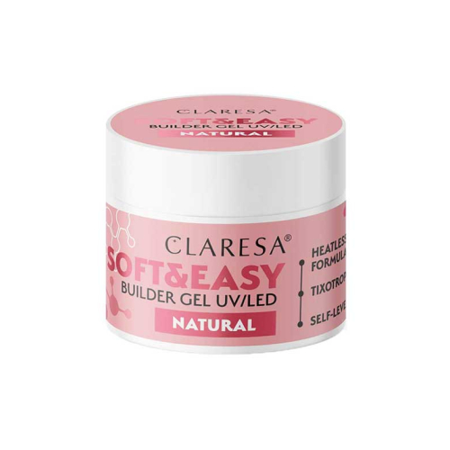 Claresa - Gel constructor Soft & Easy - Natural - 45 g