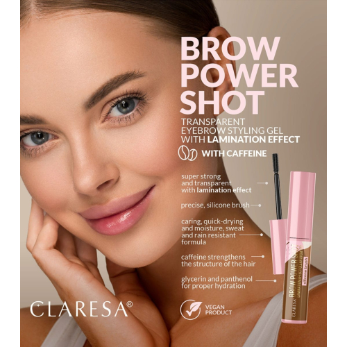 Claresa - Gel de cejas Brow Powder Shot