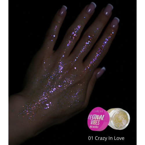 Claresa - Glitter en gel Festival Vibes - 01: Crazy in Love