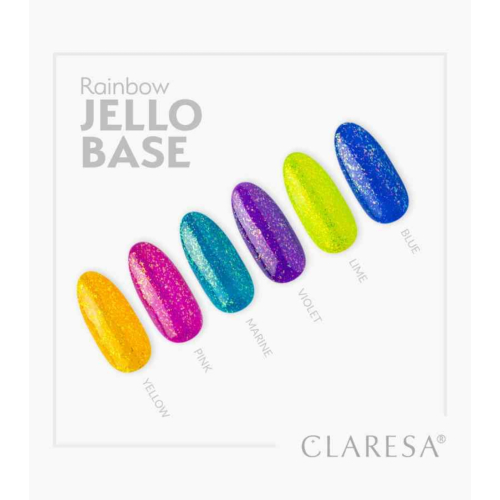 Claresa - *Rainbow Jello Base* - Esmalte de uñas semipermanente - Blue
