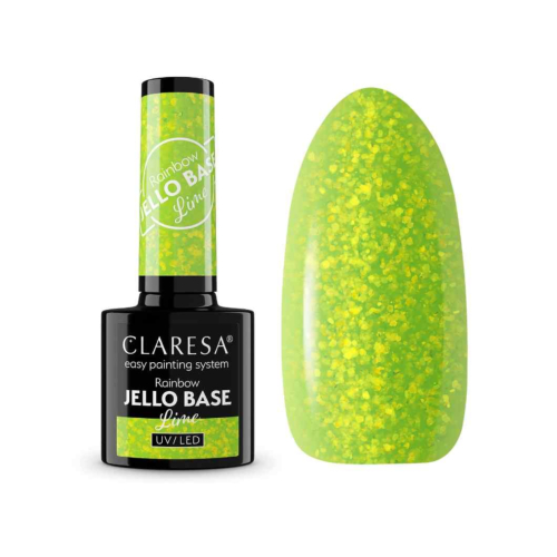 Claresa - *Rainbow Jello Base* - Esmalte de uñas semipermanente - Lime
