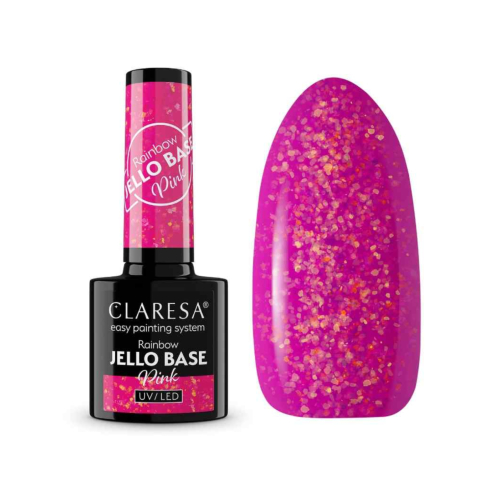 Claresa - *Rainbow Jello Base* - Esmalte de uñas semipermanente - Pink