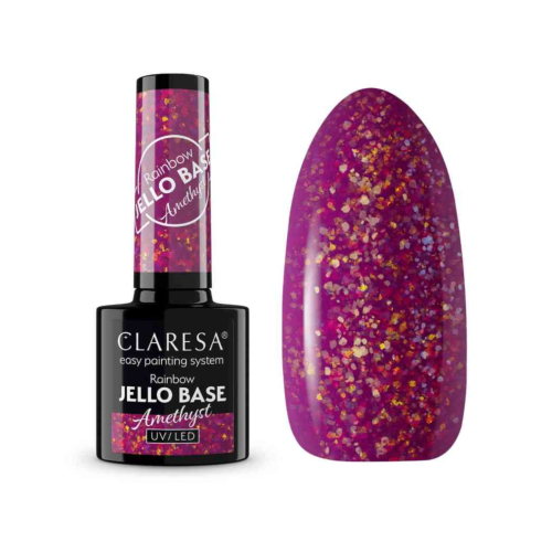 Claresa - *Rainbow Jello Base* - Esmalte de uñas semipermanente - Amethyst